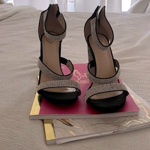 Gently worn stud heels